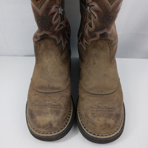 Ariat Probaby Boots 16720 Driftwood Brown Western Cowgirl Womens Size 6.5 B - Picture 4 of 14